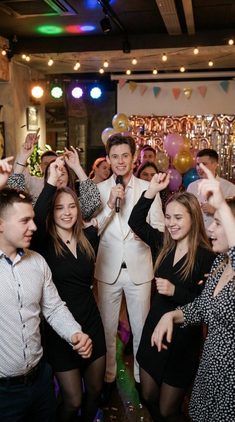 Ведущий Барашкин Руслан — юбилей 40 лет, кейс №7